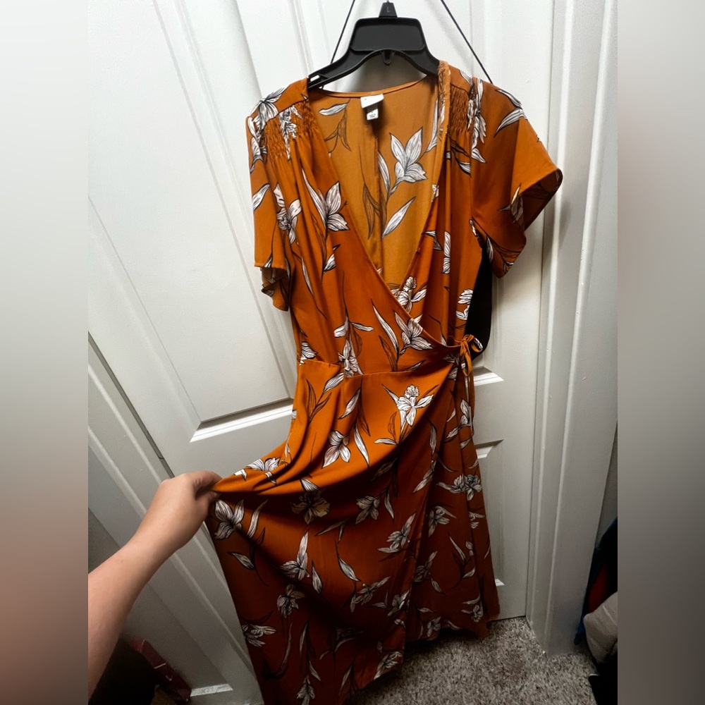 Wrap dress- maxi